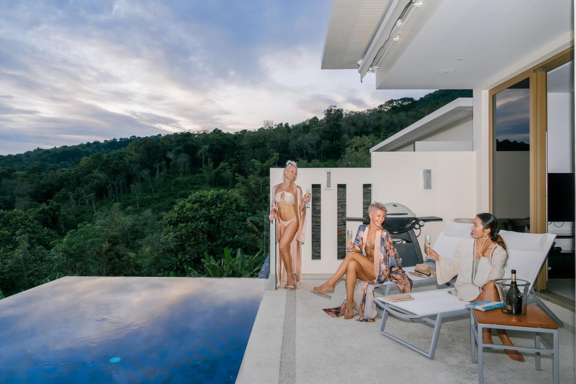 Seaview Villa Near Naithon Beach Phuket Esterno foto